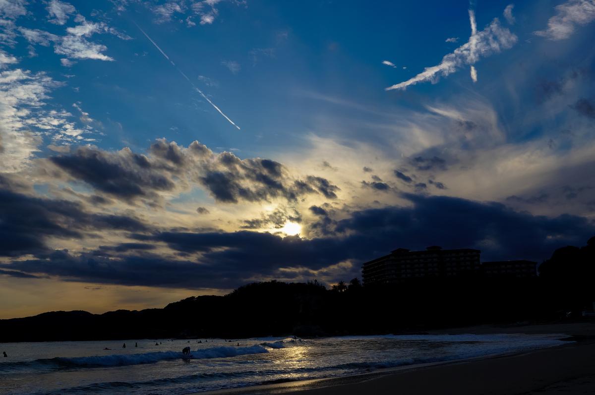 多々戸浜の夕景
